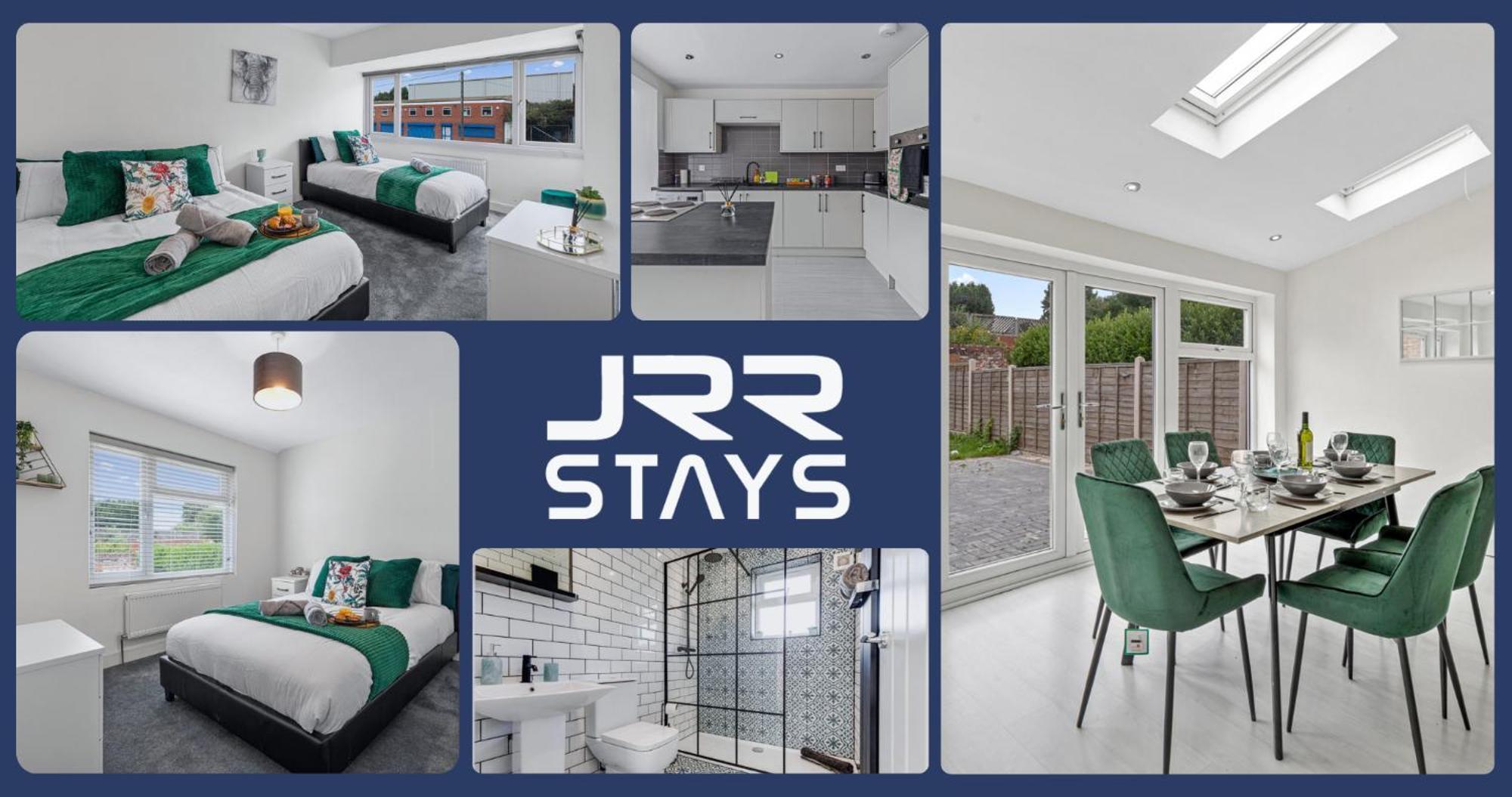 Tipton 3 Bedroom House Garden Sleeps 7 - Jrr Stays Coseley Esterno foto